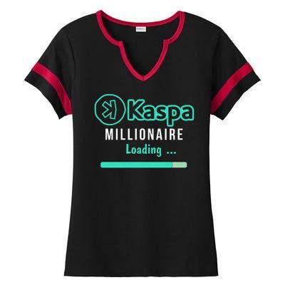 Kaspa Crypto Millionaire Loading Kaspa Miner Crypto Bullrun Ladies Halftime Notch Neck Tee