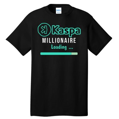 Kaspa Crypto Millionaire Loading Kaspa Miner Crypto Bullrun Tall T-Shirt