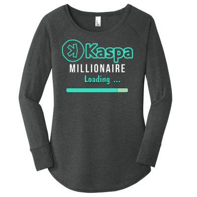 Kaspa Crypto Millionaire Loading Kaspa Miner Crypto Bullrun Women's Perfect Tri Tunic Long Sleeve Shirt