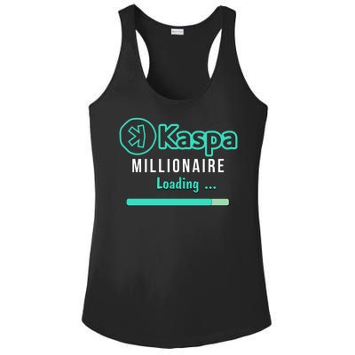 Kaspa Crypto Millionaire Loading Kaspa Miner Crypto Bullrun Ladies PosiCharge Competitor Racerback Tank