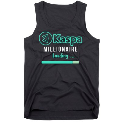 Kaspa Crypto Millionaire Loading Kaspa Miner Crypto Bullrun Tank Top