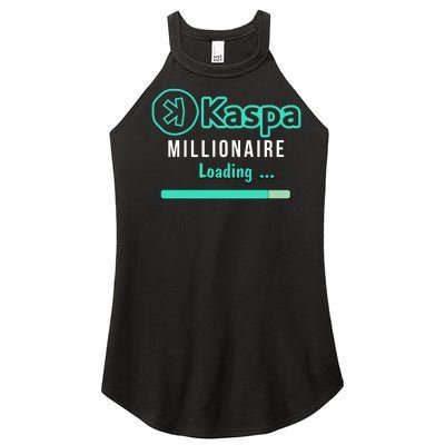 Kaspa Crypto Millionaire Loading Kaspa Miner Crypto Bullrun Women's Perfect Tri Rocker Tank