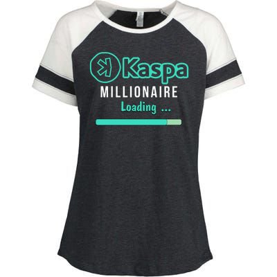 Kaspa Crypto Millionaire Loading Kaspa Miner Crypto Bullrun Enza Ladies Jersey Colorblock Tee