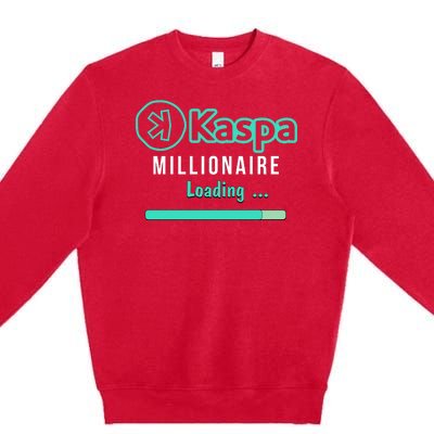 Kaspa Crypto Millionaire Loading Kaspa Miner Crypto Bullrun Premium Crewneck Sweatshirt