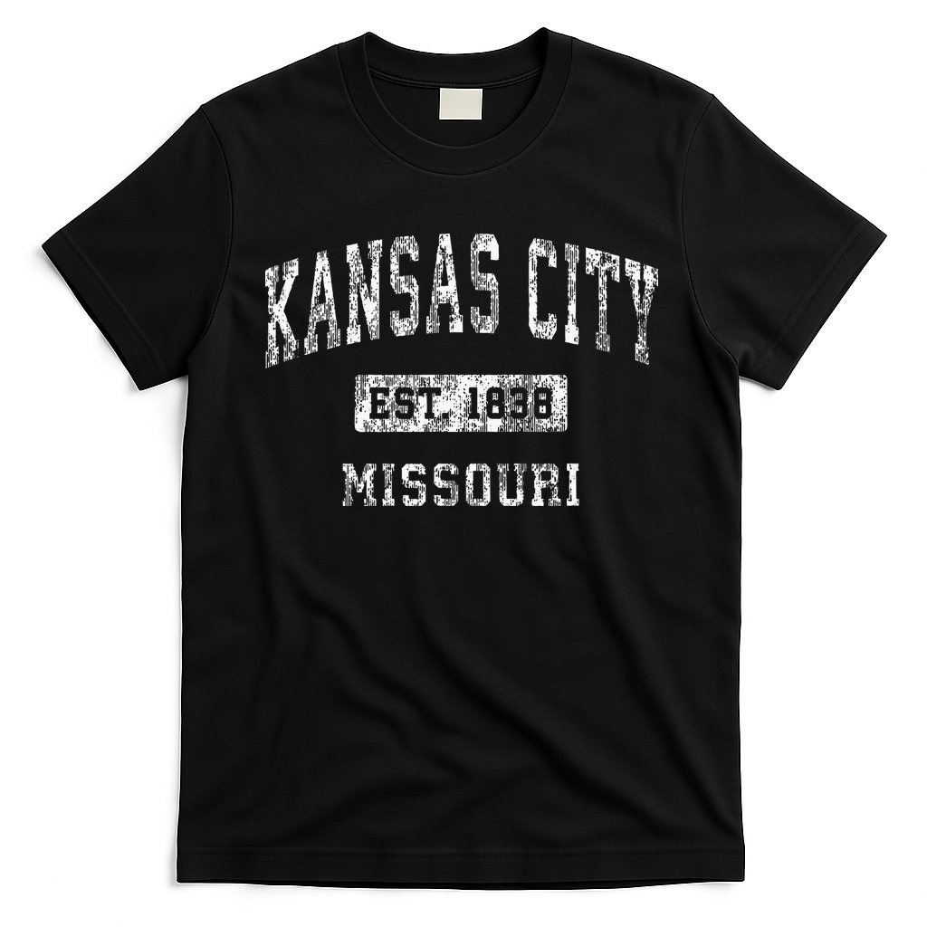 Kansas City Missouri Mo Vintage Established Kc Sports T-Shirt