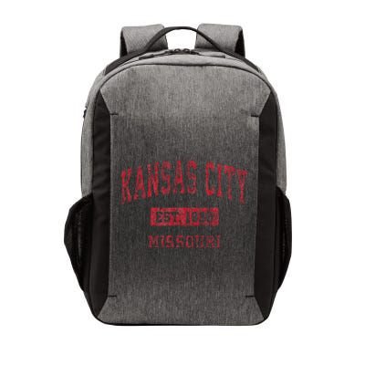 Kansas City Missouri Mo Vintage Sports Design Vector Backpack