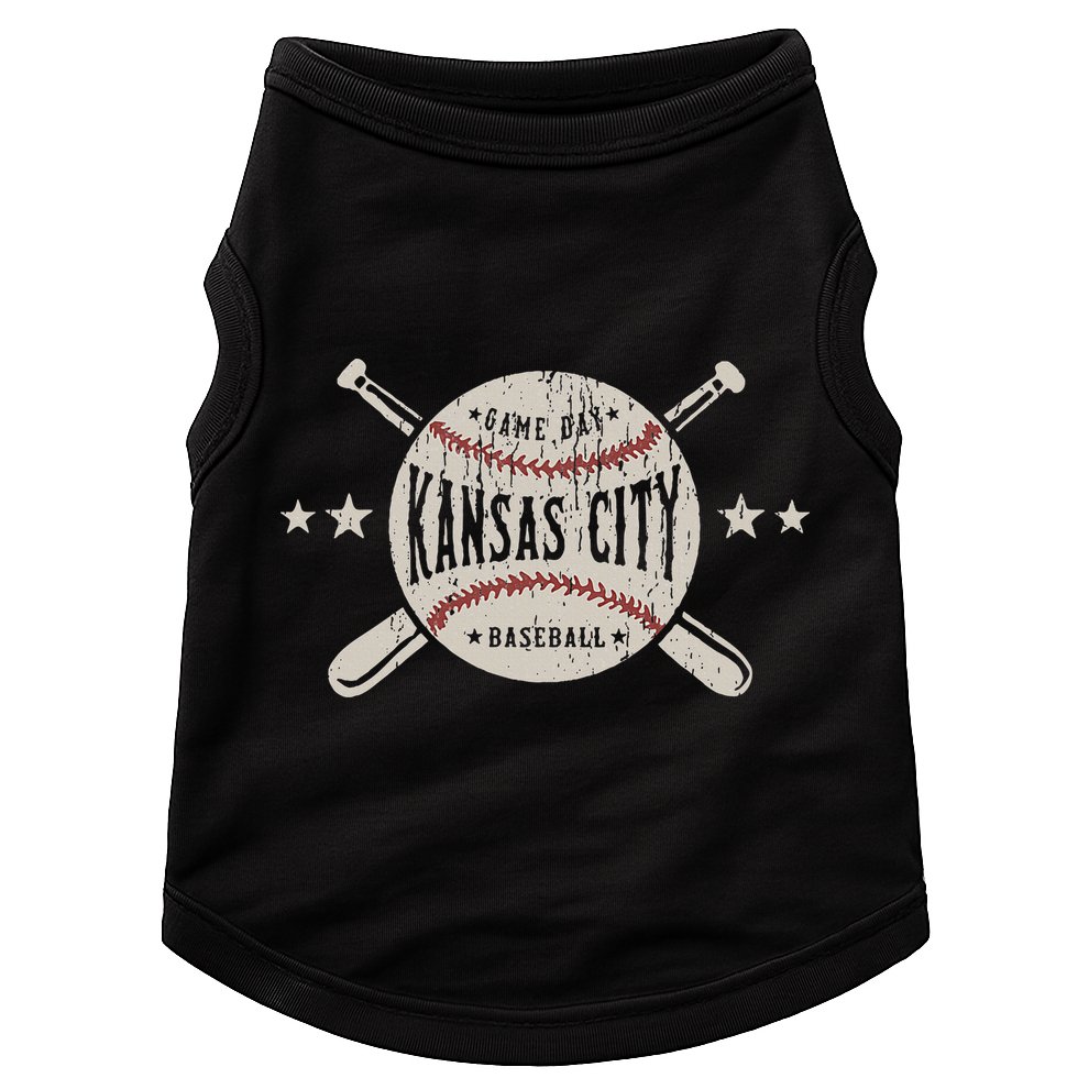 Kansas City Missouri Kc Vintage Baseball Doggie Tank
