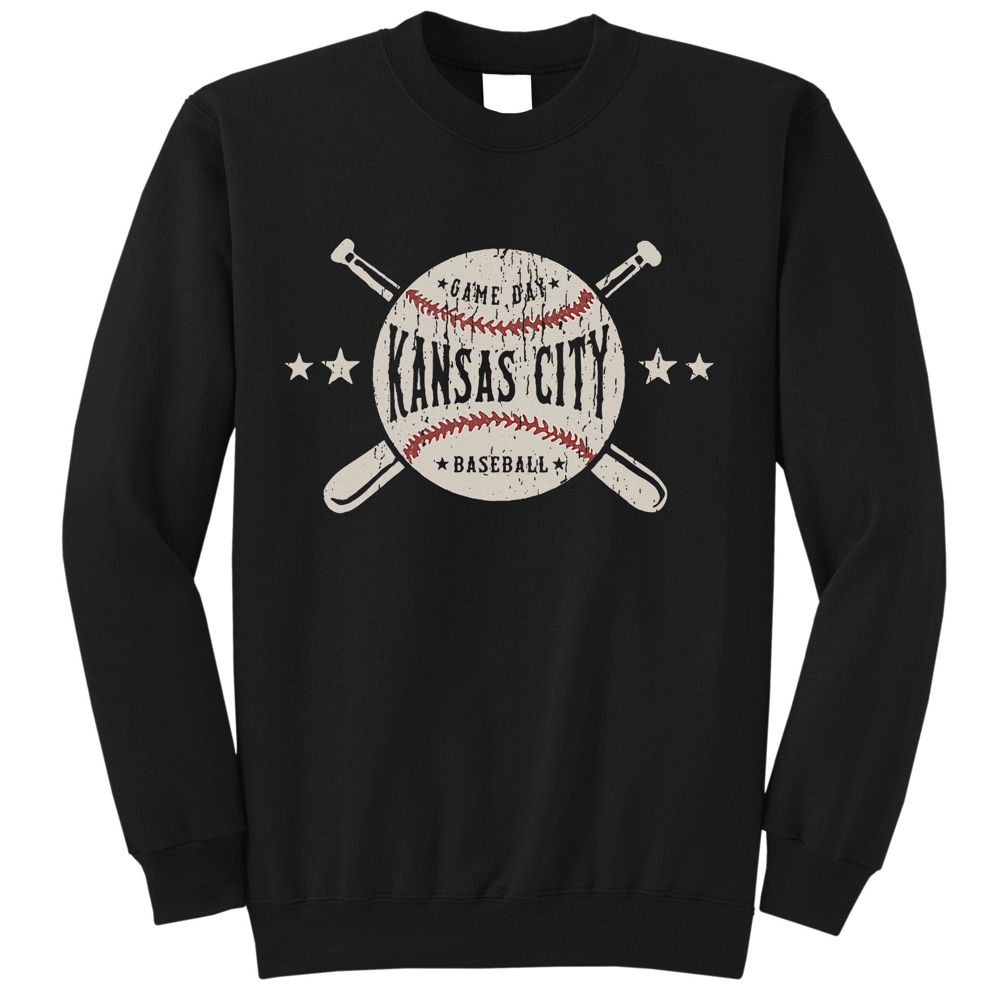 Kansas City Missouri Kc Vintage Baseball Sweatshirt