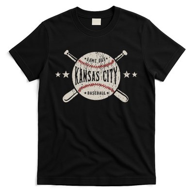 Kansas City Missouri Kc Vintage Baseball T-Shirt