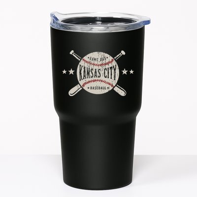 Kansas City Missouri Kc Vintage Baseball Tumbler