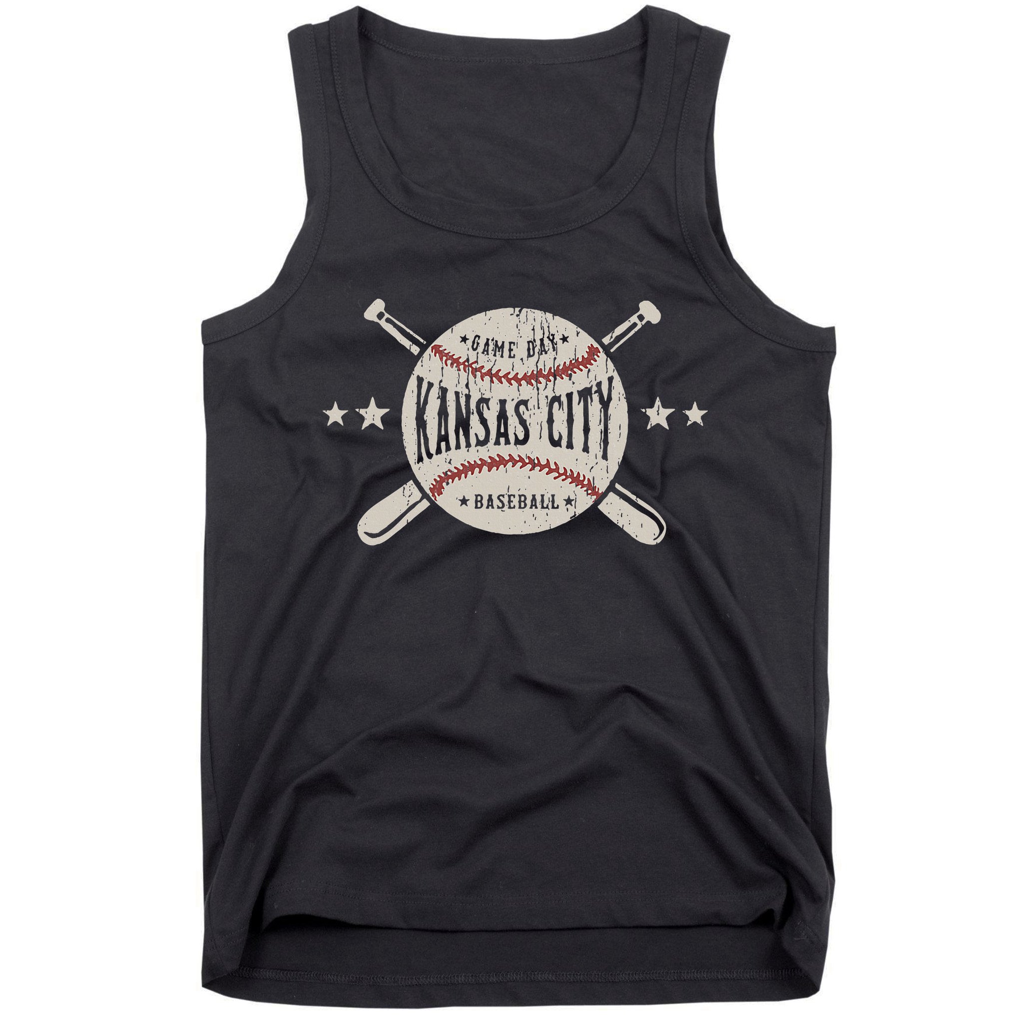 Kansas City Missouri Kc Vintage Baseball Tank Top