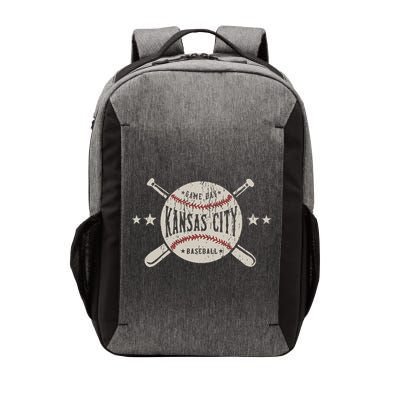 Kansas City Missouri Kc Vintage Baseball Vector Backpack