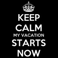 Keep Calm My Vacation Starts Now Cooling Performance Crew T-Shirt
