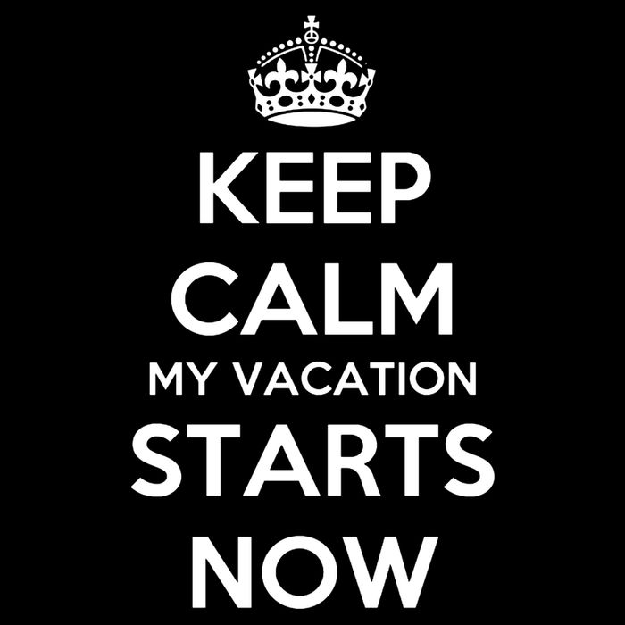 Keep Calm My Vacation Starts Now Cooling Performance Crew T-Shirt