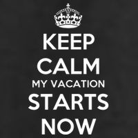 Keep Calm My Vacation Starts Now 11oz C Handle Ceramic Mug
