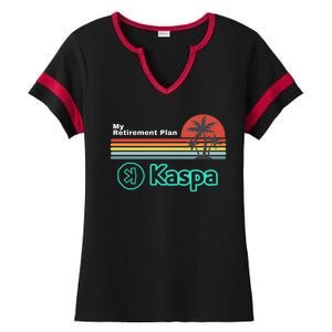 Kaspa Crypto My Retirement Plan Kaspa Miner Kaspa Mining Crypto Bullrun Ladies Halftime Notch Neck Tee