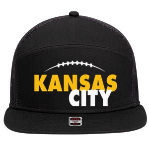 Kansas City Missouri Pride Retro Souvenir 7 Panel Mesh Trucker Snapback Hat