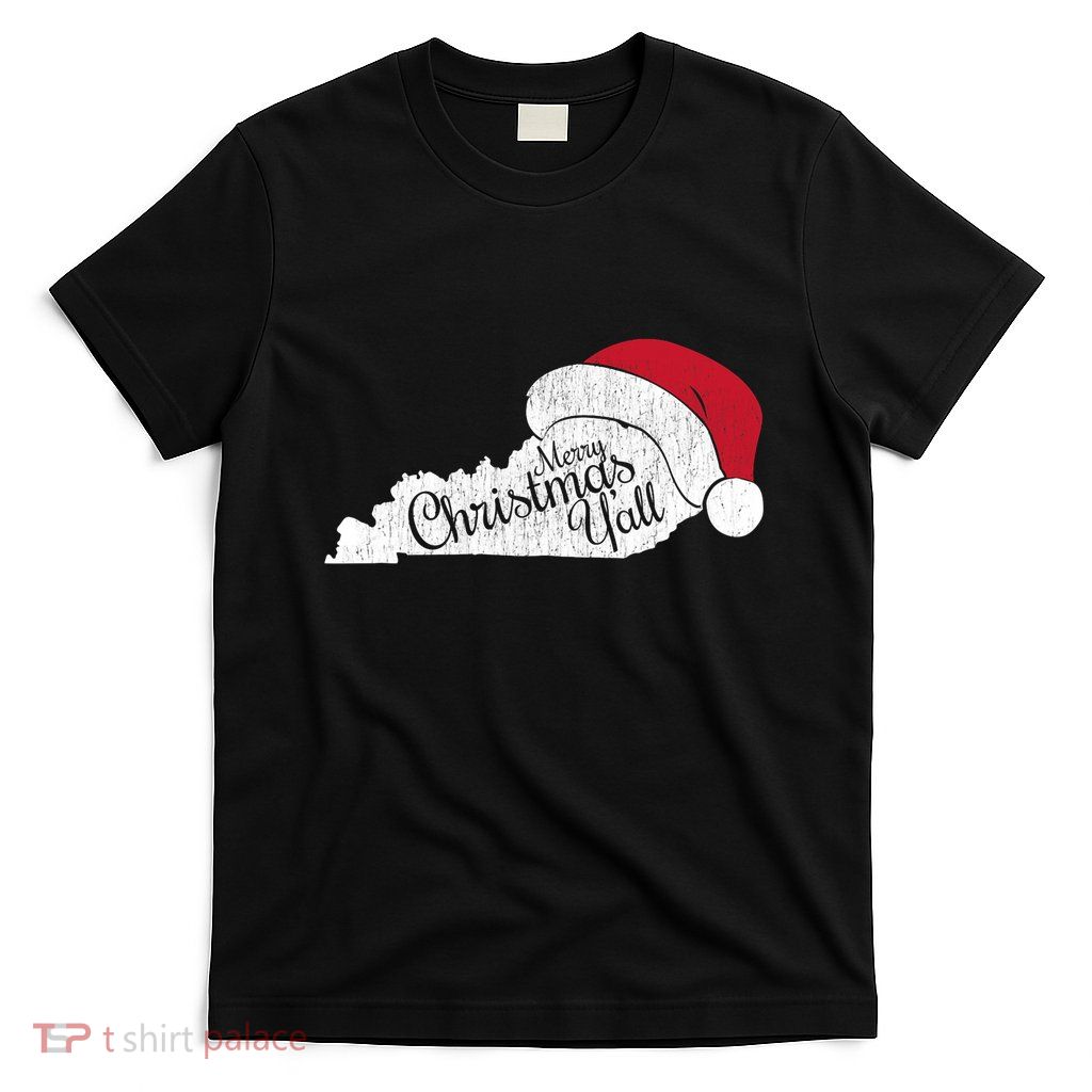 Kentucky Christmas Merry Christmas YAll T-Shirt