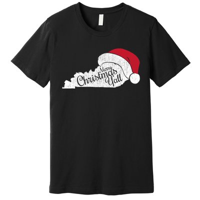 Kentucky Christmas Merry Christmas YAll Premium T-Shirt