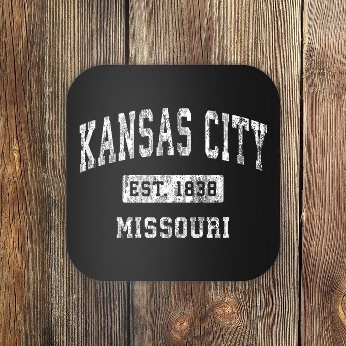 Kansas City Missouri Mo Vintage Established Kc Sports Coaster