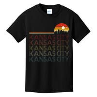 Kansas City Missouri Retro Vintage 80s Style Kansas City Kids T-Shirt