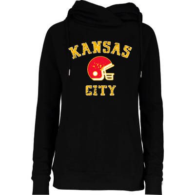 Kansas City Missouri Pride Love Gift KC Retro Womens Funnel Neck Pullover Hood