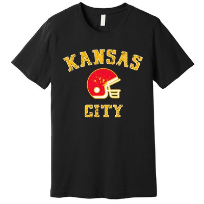 Kansas City Missouri Pride Love Gift KC Retro Premium T-Shirt