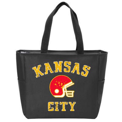 Kansas City Missouri Pride Love Gift KC Retro Zip Tote Bag