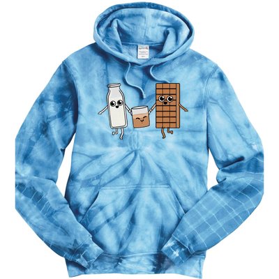 Kawaii Chocolate Milk Chocolate Milk Lover Tie Dye Hoodie