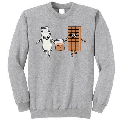 Kawaii Chocolate Milk Chocolate Milk Lover Tall Sweatshirt