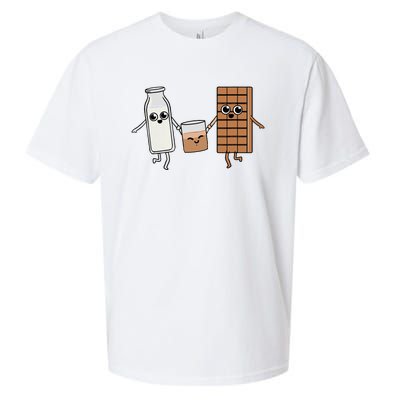 Kawaii Chocolate Milk Chocolate Milk Lover Sueded Cloud Jersey T-Shirt