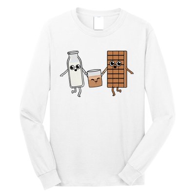 Kawaii Chocolate Milk Chocolate Milk Lover Long Sleeve Shirt