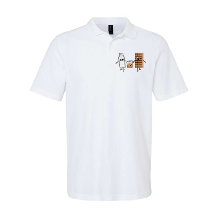 Kawaii Chocolate Milk Chocolate Milk Lover Softstyle Adult Sport Polo