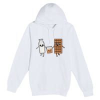 Kawaii Chocolate Milk Chocolate Milk Lover Premium Pullover Hoodie