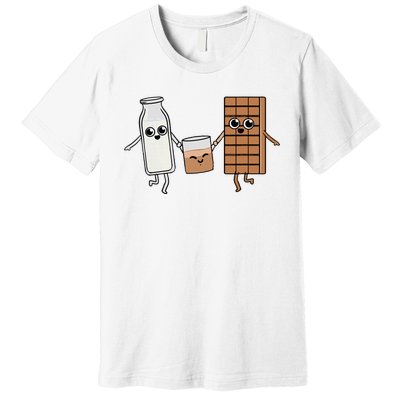 Kawaii Chocolate Milk Chocolate Milk Lover Premium T-Shirt