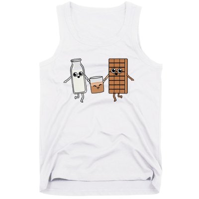 Kawaii Chocolate Milk Chocolate Milk Lover Tank Top