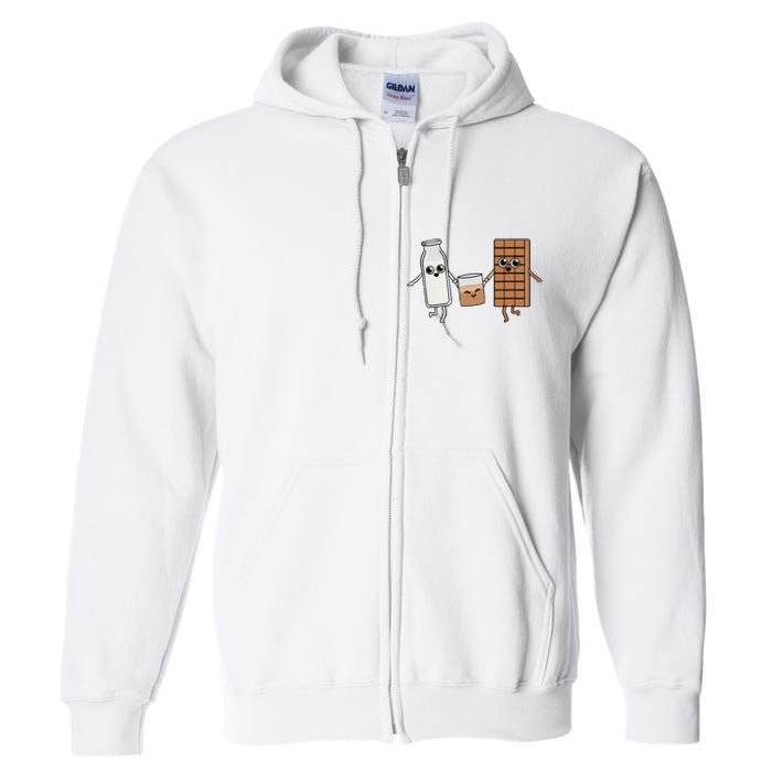 Kawaii Chocolate Milk Chocolate Milk Lover Full Zip Hoodie