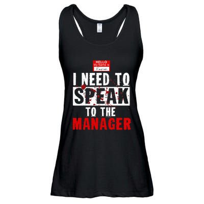 Karen Costume Manager Meme Halloween Outfit Ladies Essential Flowy Tank