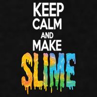 Keep Calm And Make Slime Ladies PosiCharge Tri-Blend Wicking Tank