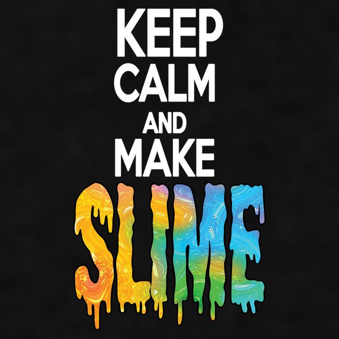 Keep Calm And Make Slime Ladies PosiCharge Tri-Blend Wicking Tank