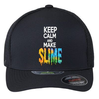 Keep Calm And Make Slime Flexfit Unipanel Trucker Cap
