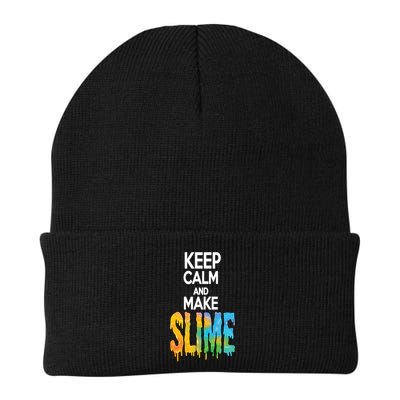 Keep Calm And Make Slime Beanie