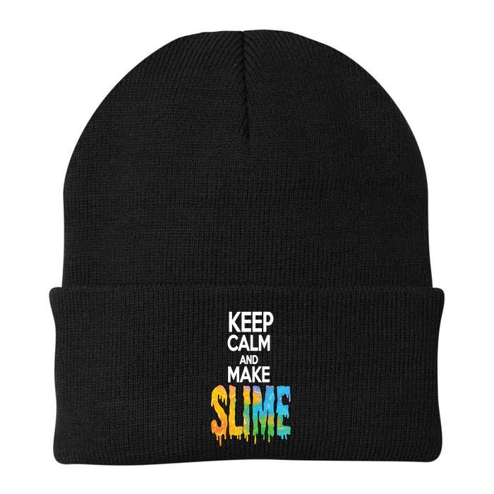 Keep Calm And Make Slime Beanie