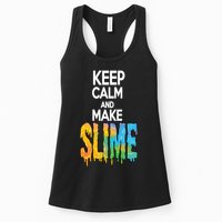 Keep Calm And Make Slime Womens Tank Top