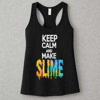 Keep Calm And Make Slime Womens Tank Top