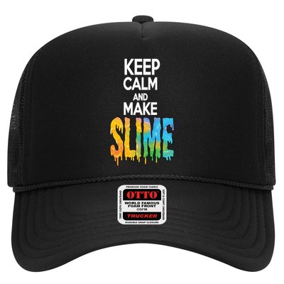 Keep Calm And Make Slime Trucker Hat