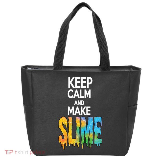 Keep Calm And Make Slime Zip Tote Bag