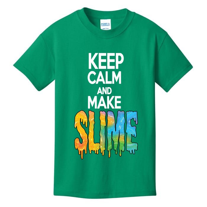 Keep Calm And Make Slime Kids T-Shirt