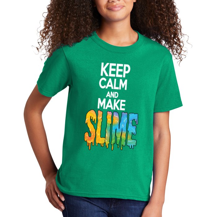 Keep Calm And Make Slime Kids T-Shirt