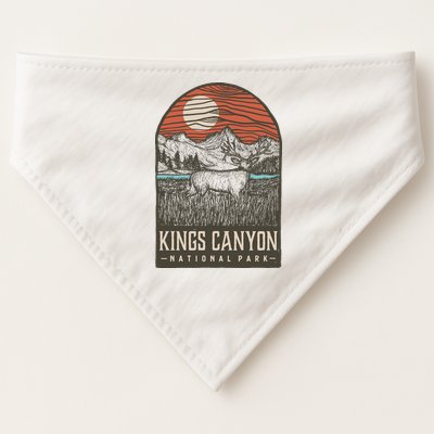 Kings Canyon National Park USA-Made Doggie Bandana